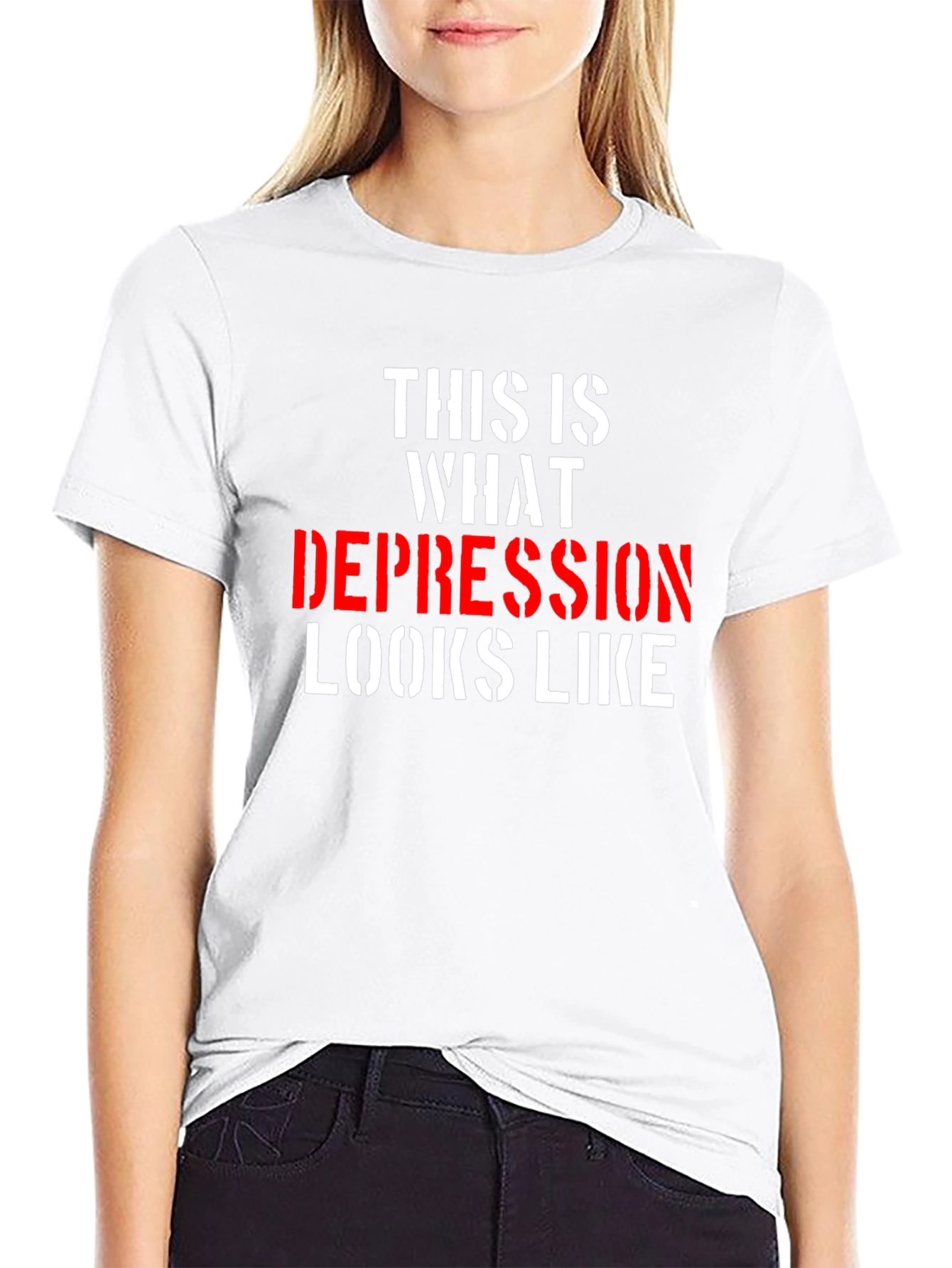 Depression Looks Like T-Shirt - Bold Statement Tee