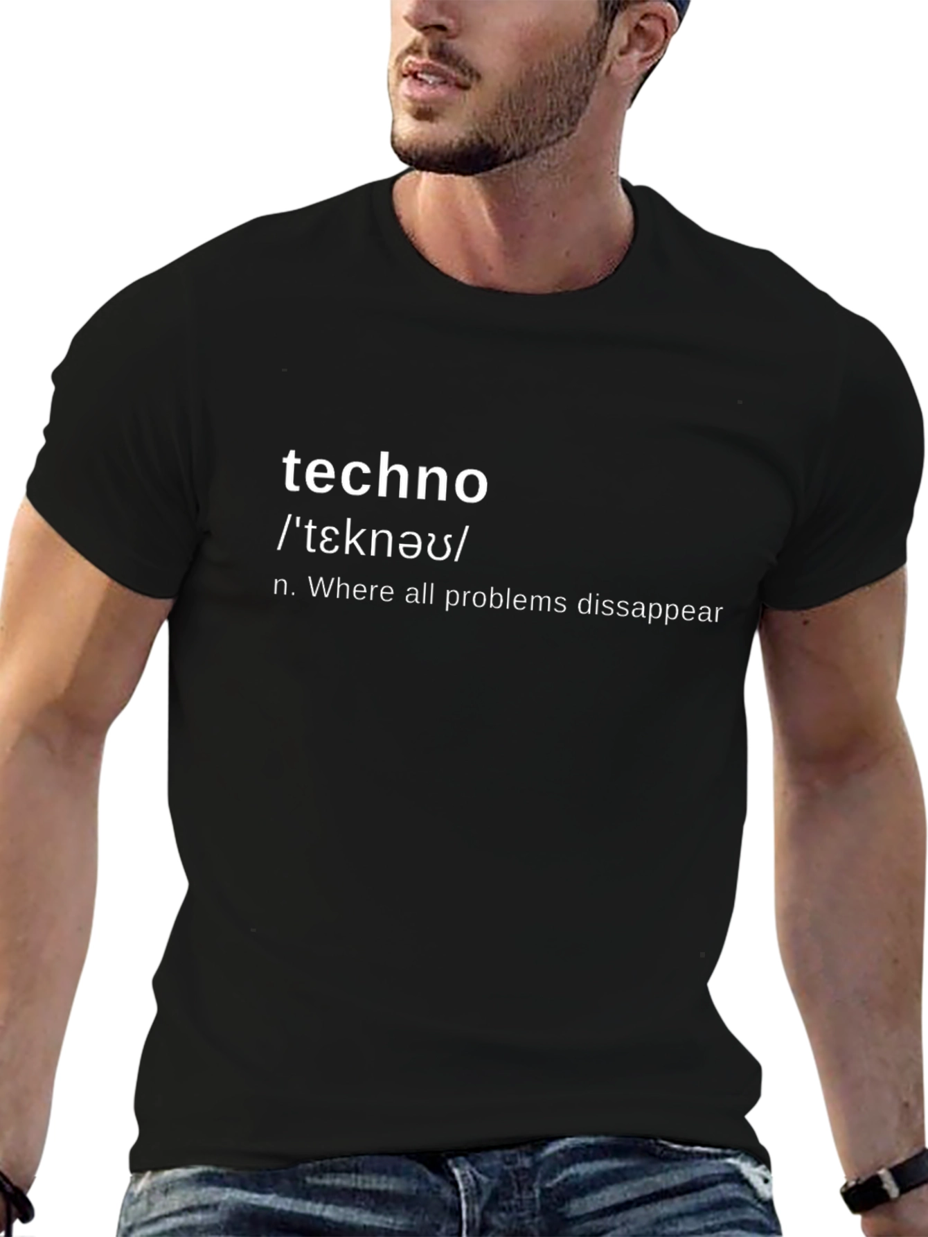 Techno Definition Black T-Shirt