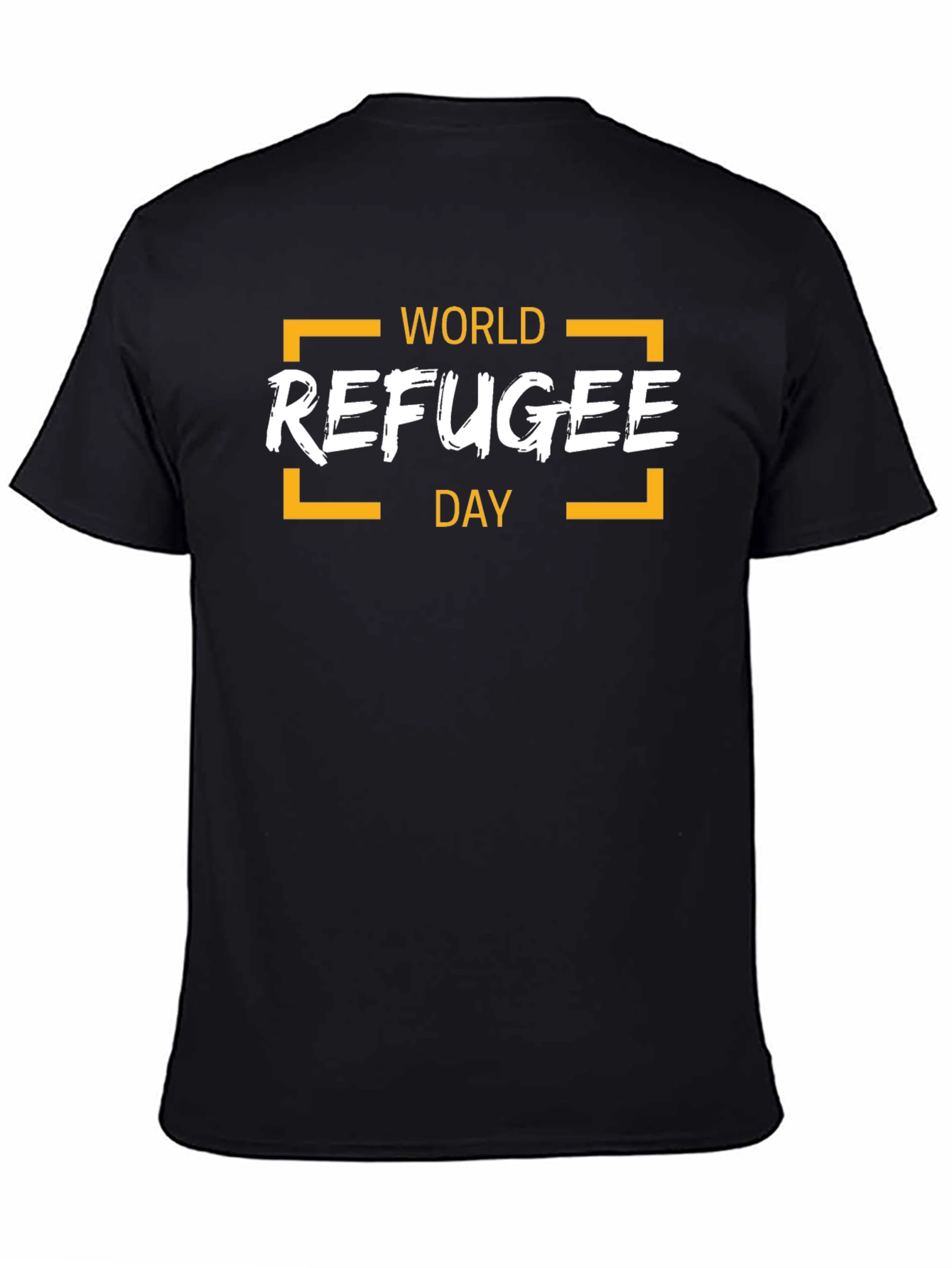 World Refugee Day T-Shirt Black