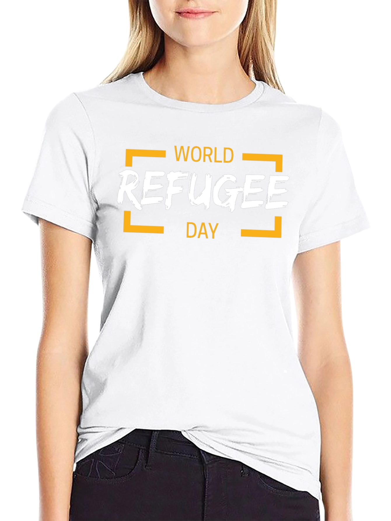 World Refugee Day T-Shirt Black