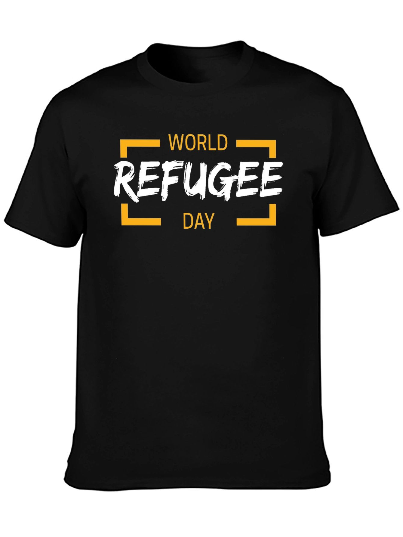 World Refugee Day T-Shirt Black