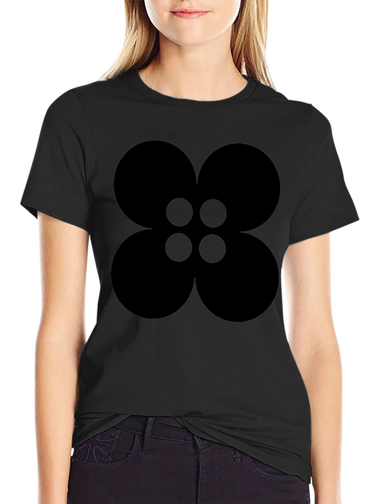 Abstract Flower T-Shirt - Modern Geometric Design