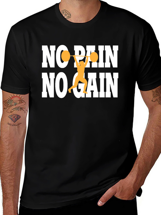 No Pain No Gain Black T-Shirt