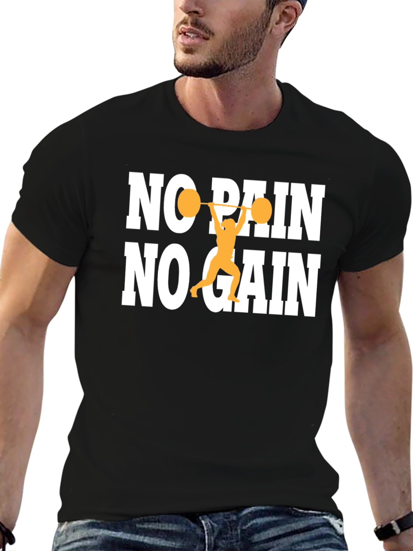 No Pain No Gain Black T-Shirt