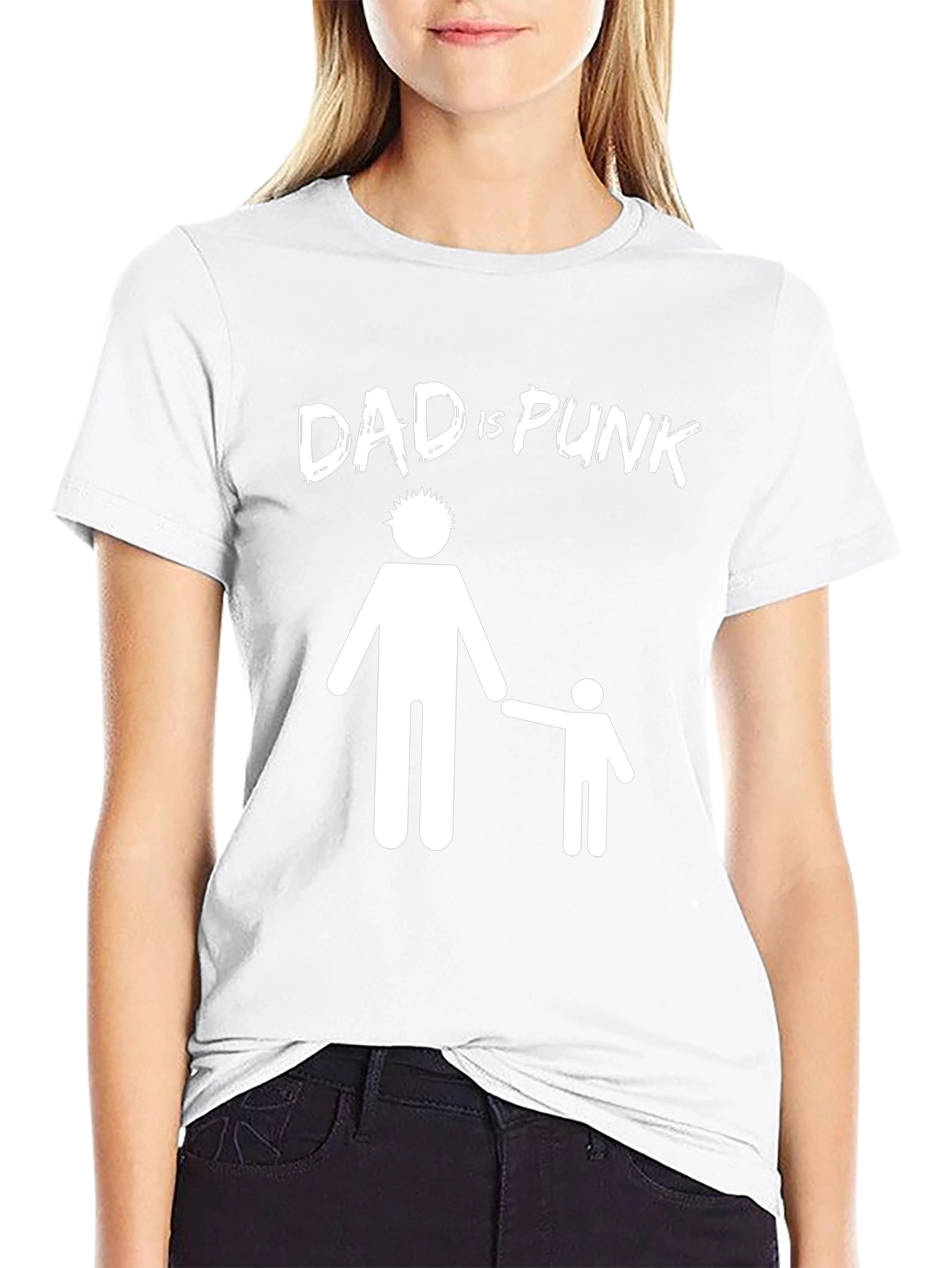 Dad is Punk T-Shirt - Cool Fathers Day Gift!