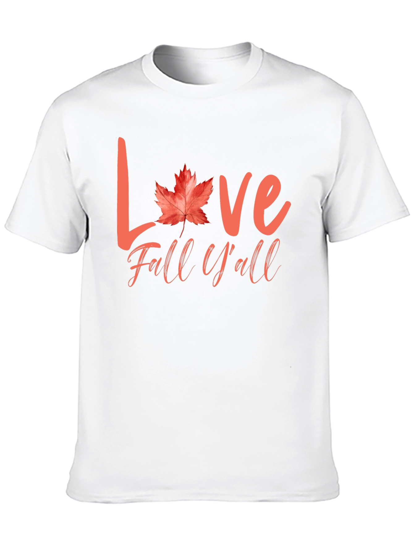 Love Fall Yall Graphic Tee - Autumn T-Shirt