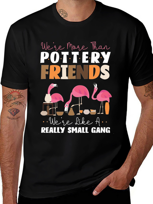 Pottery Friends Flamingo T-Shirt