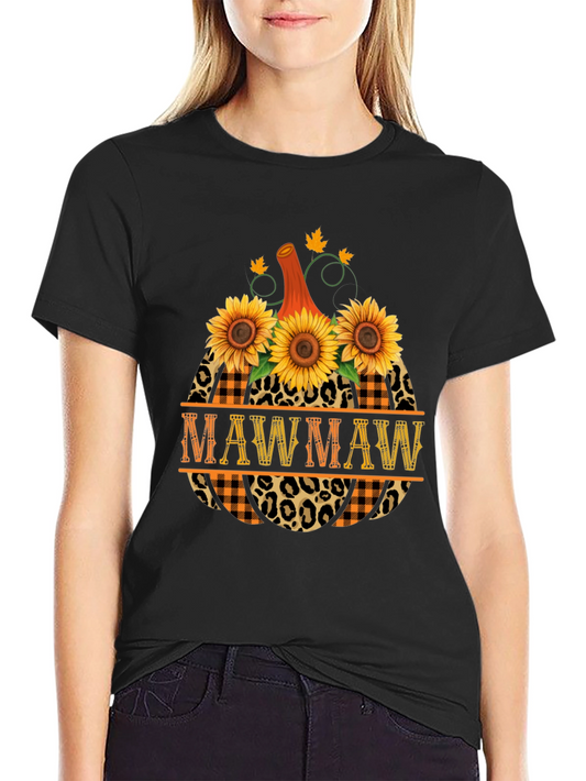 Mawmaw Pumpkin Fall T-Shirt