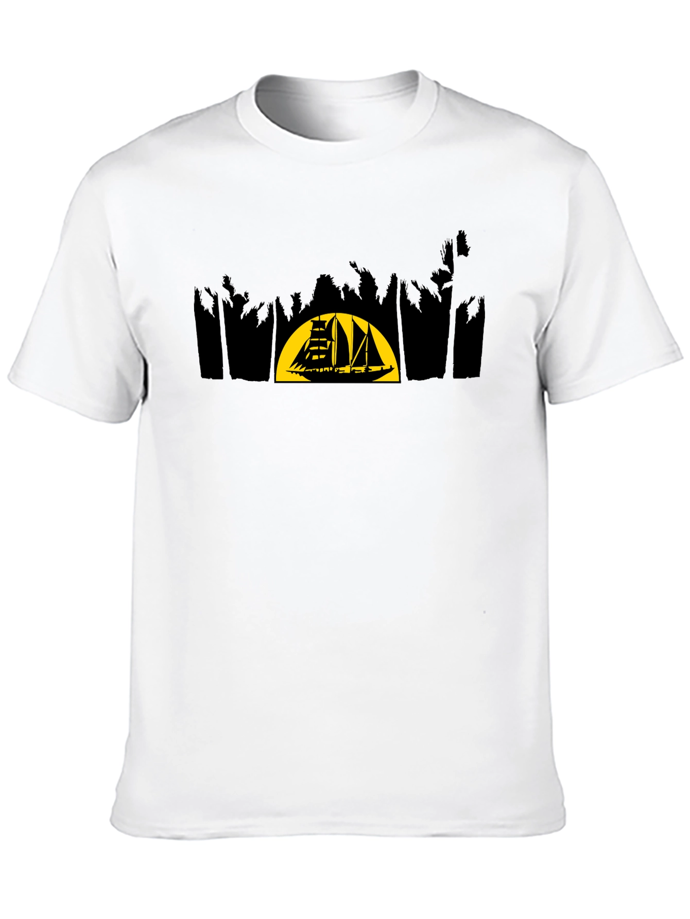 Sunset Sailboat Graphic Tee