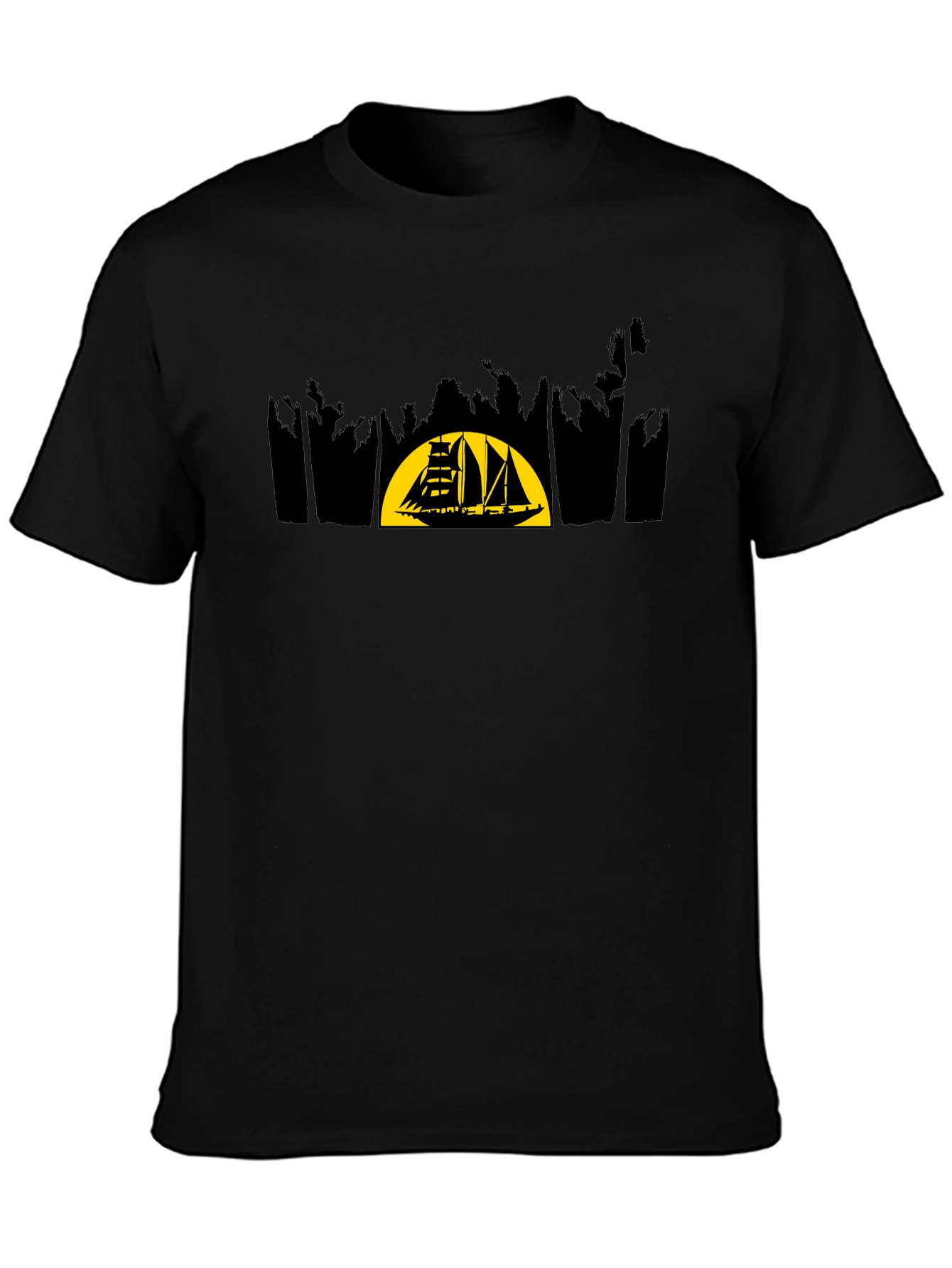 Sunset Sailboat Graphic Tee