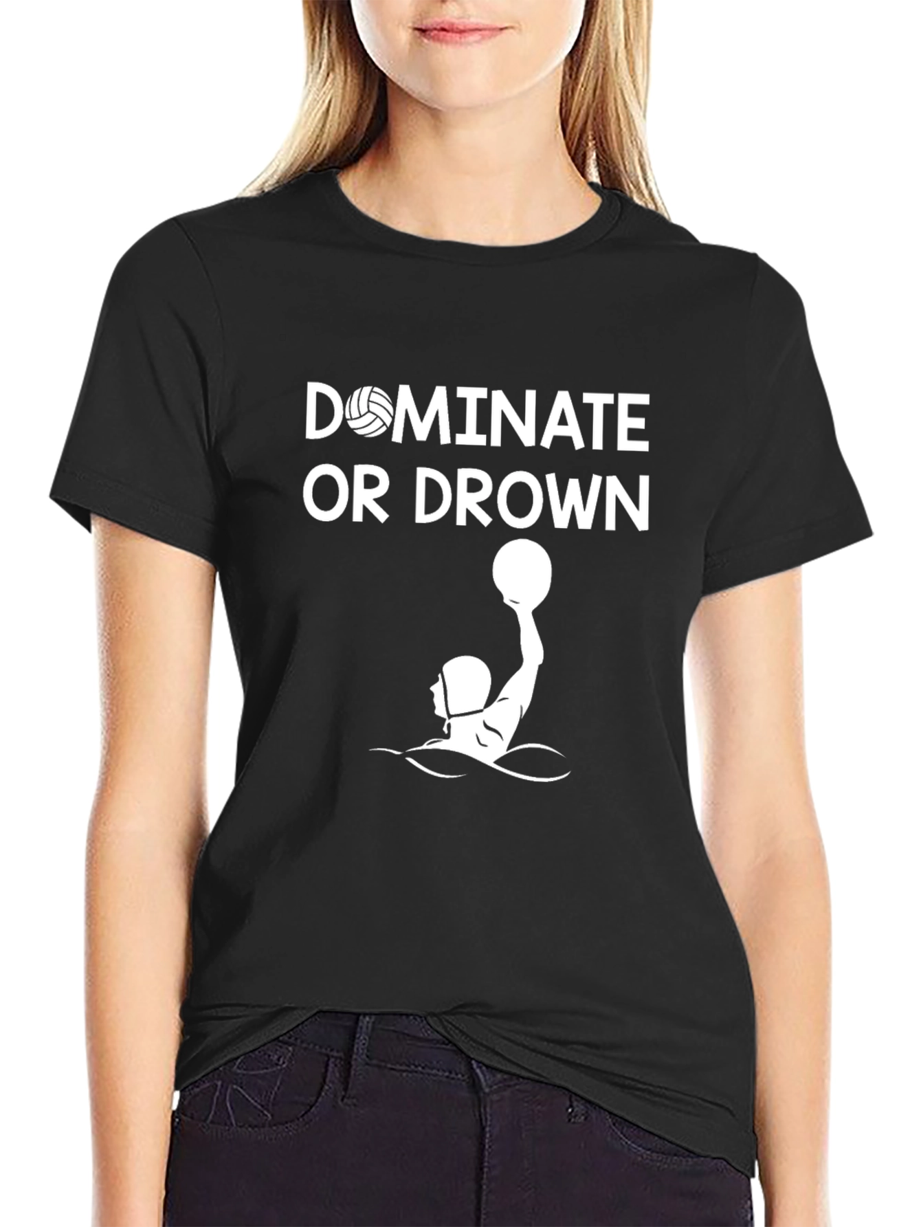 Dominate or Drown Black T-Shirt