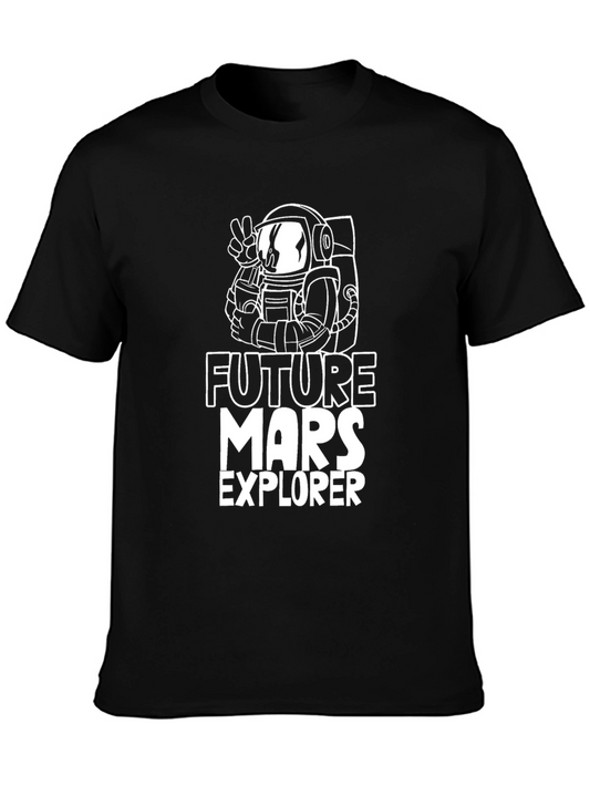Future Mars Explorer T-Shirt - Black