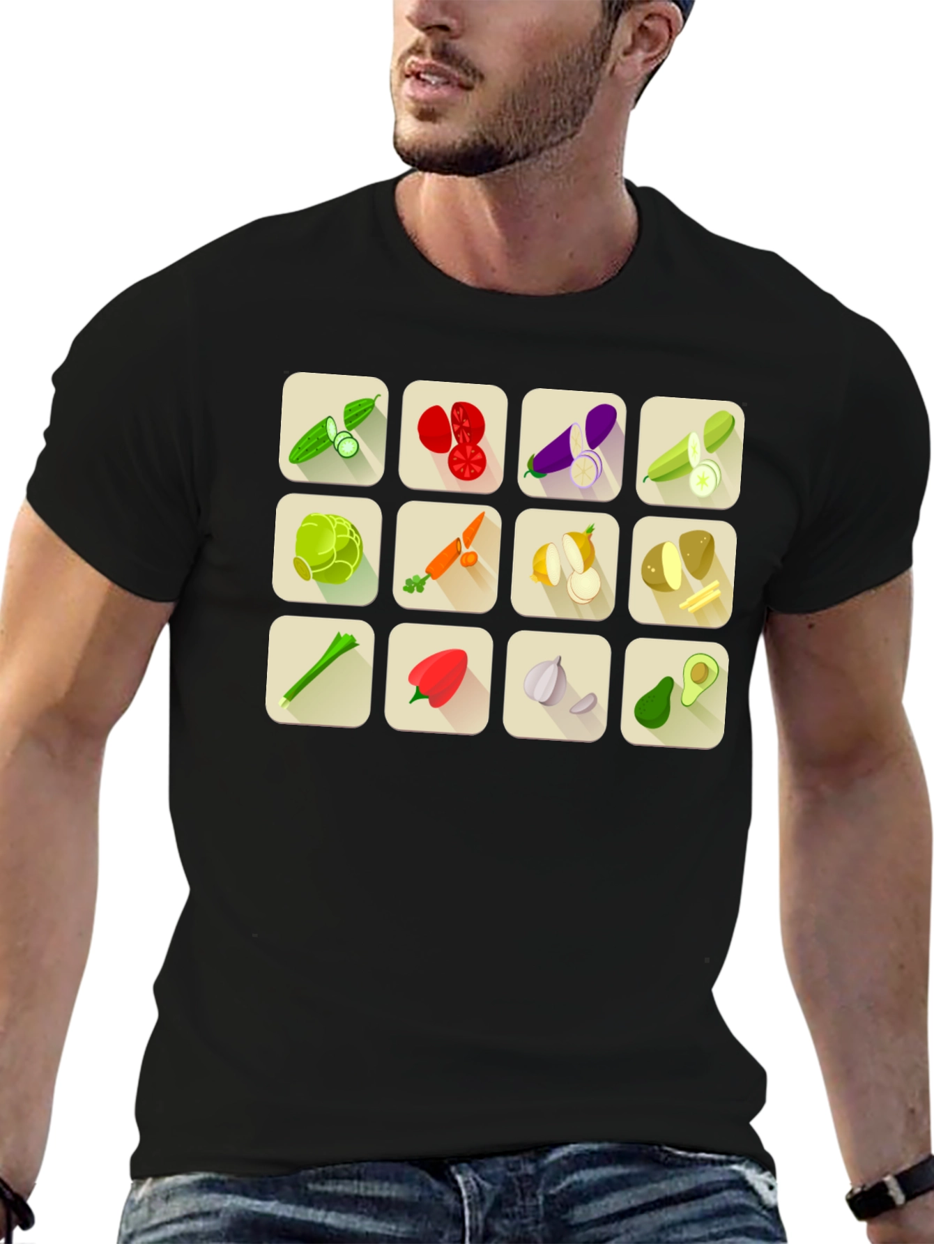 Vegetable T-Shirt - Fresh Food Design