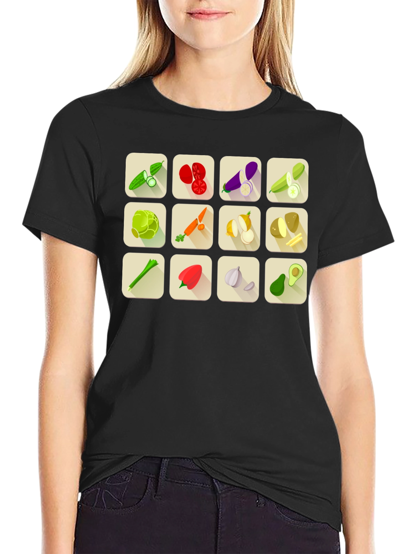 Vegetable T-Shirt - Fresh Food Design