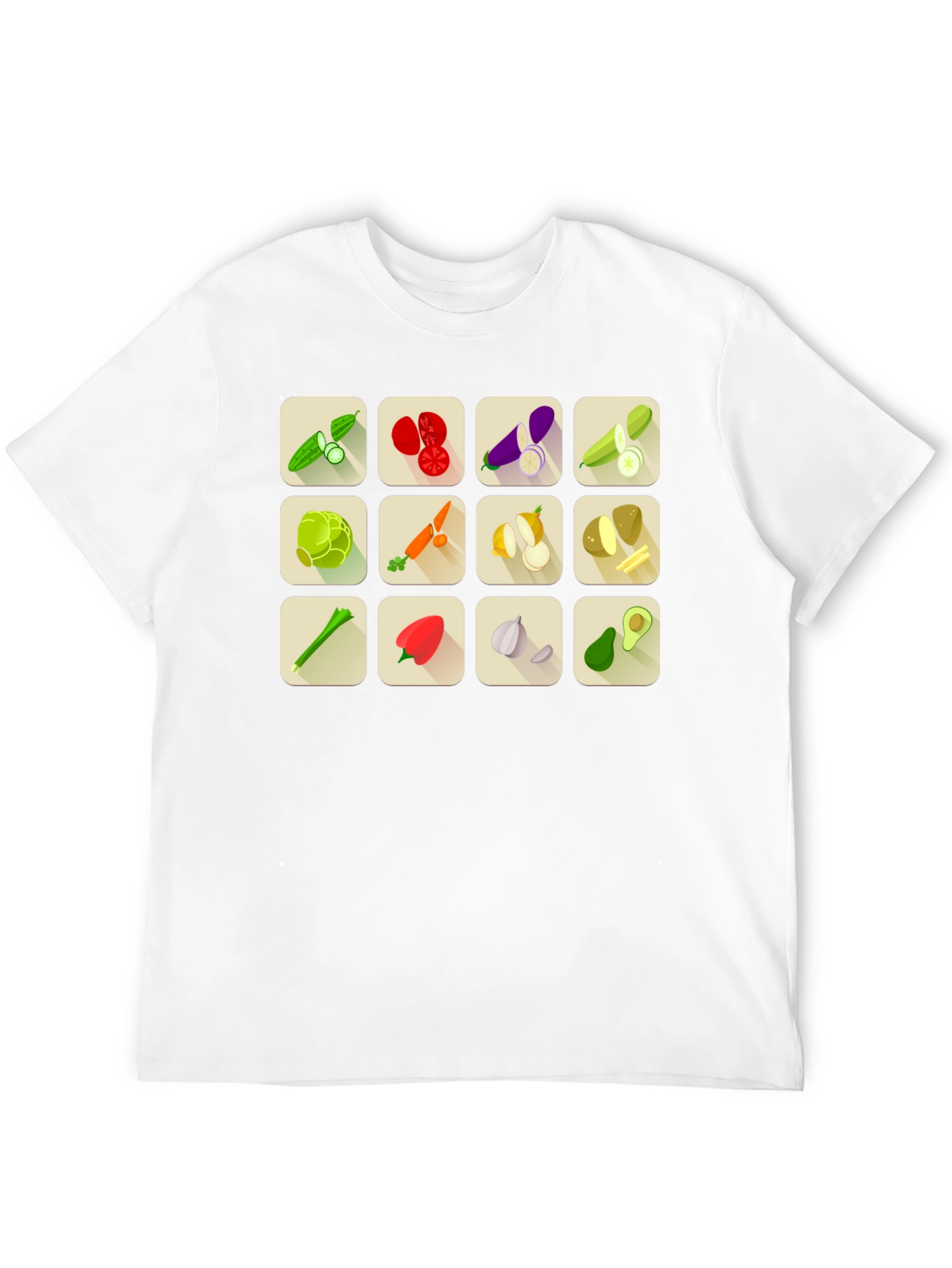 Vegetable T-Shirt - Fresh Food Design