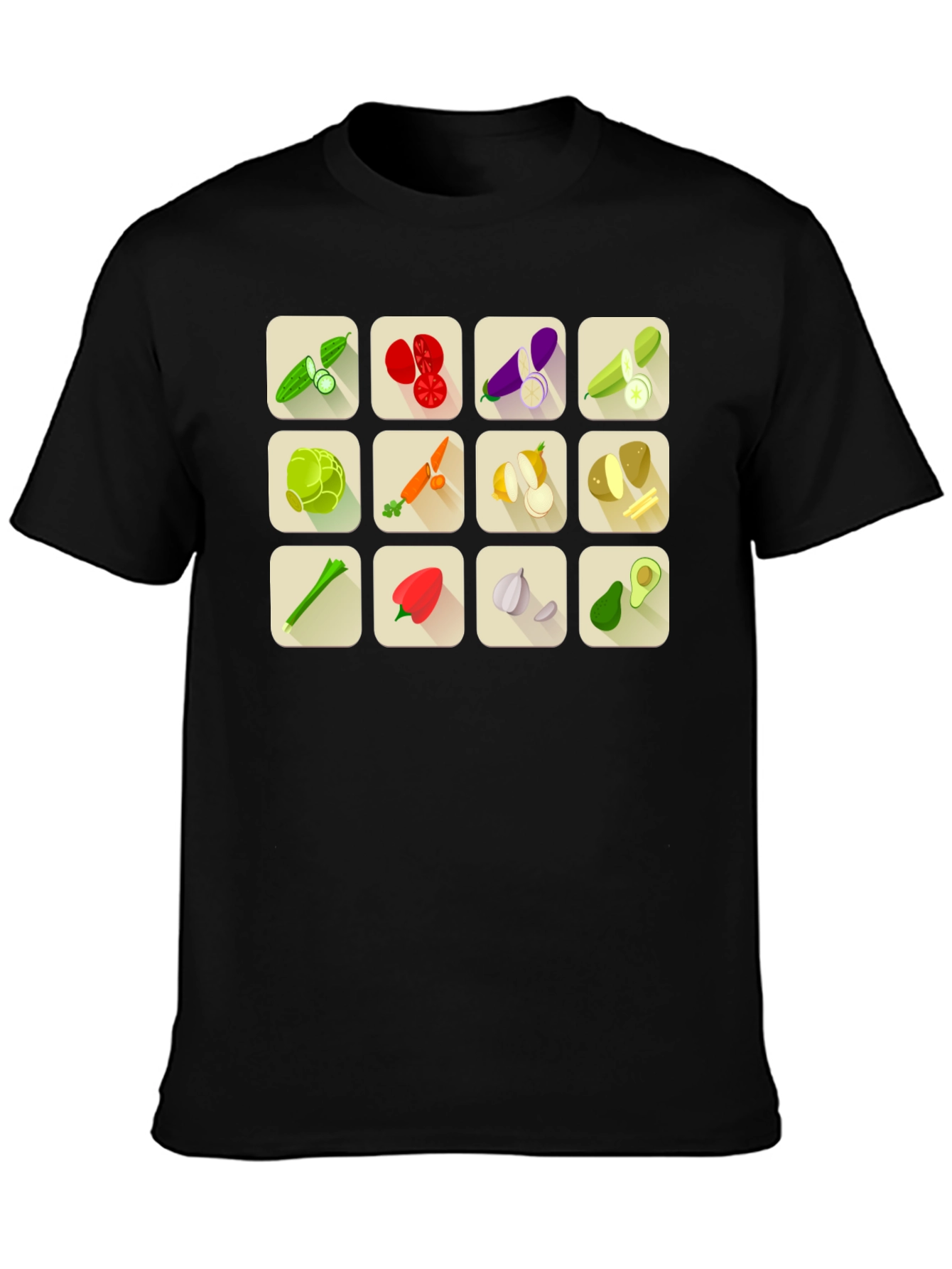 Vegetable T-Shirt - Fresh Food Design