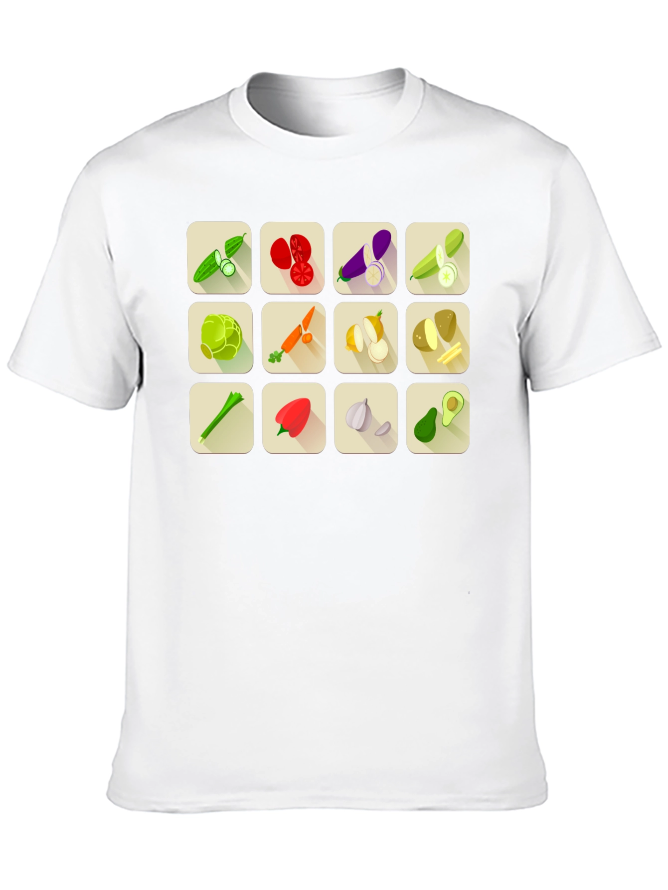 Vegetable T-Shirt - Fresh Food Design