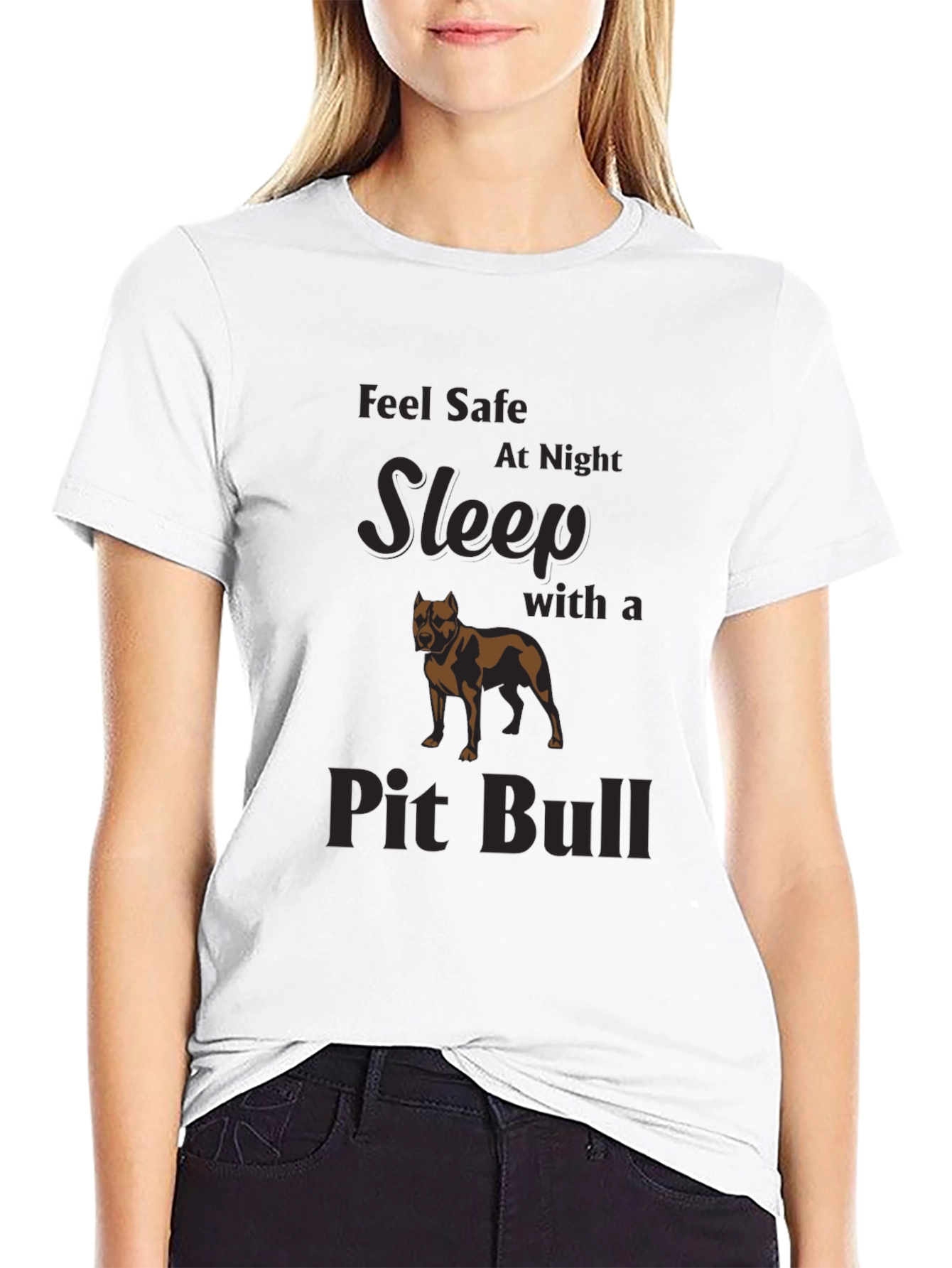 Feel Safe Pit Bull T-Shirt