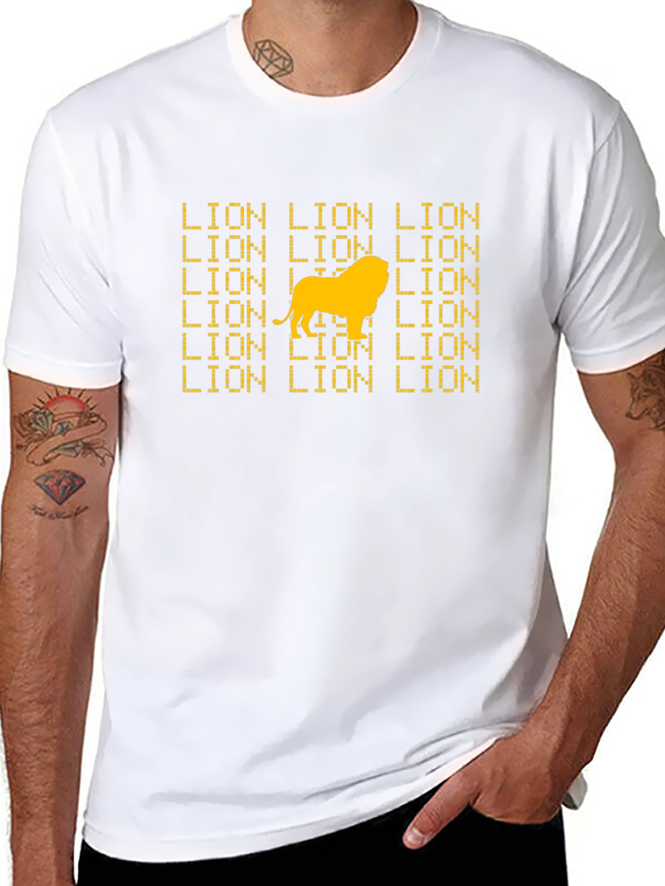 Lion Graphic Tee - Bold & Unique Design