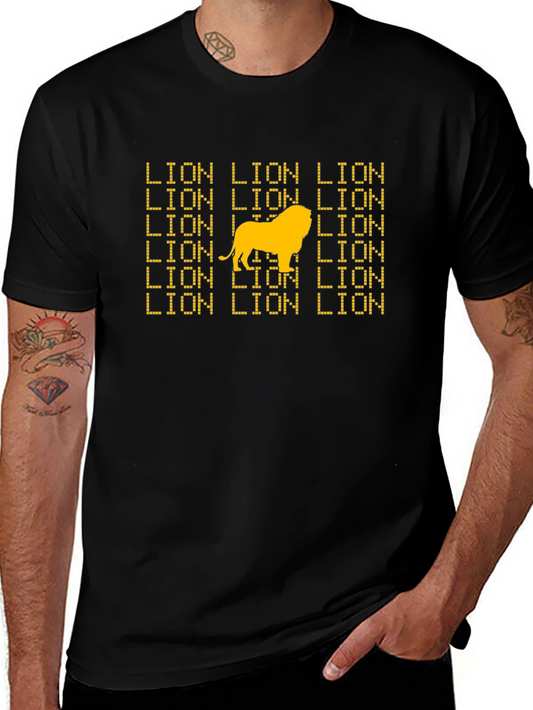 Lion Graphic Tee - Bold & Unique Design