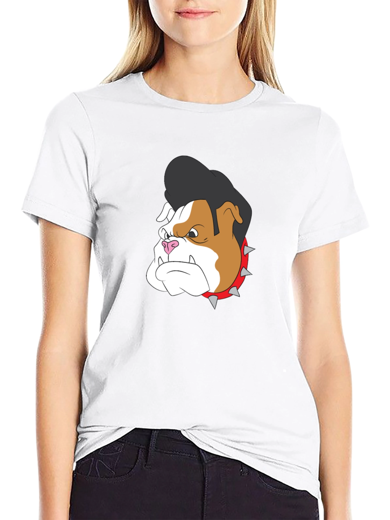 Cool Bulldog Graphic T-Shirt
