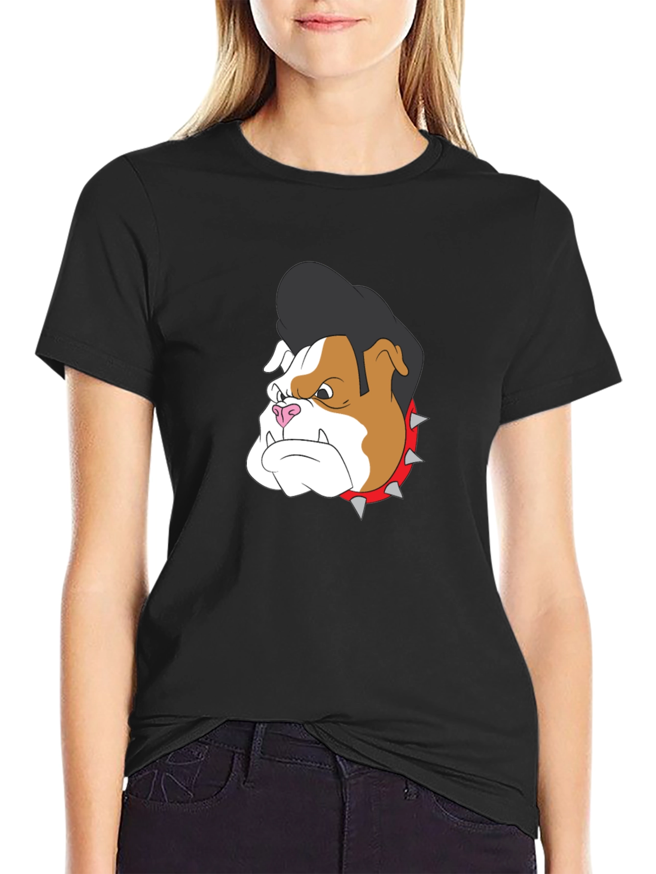 Cool Bulldog Graphic T-Shirt