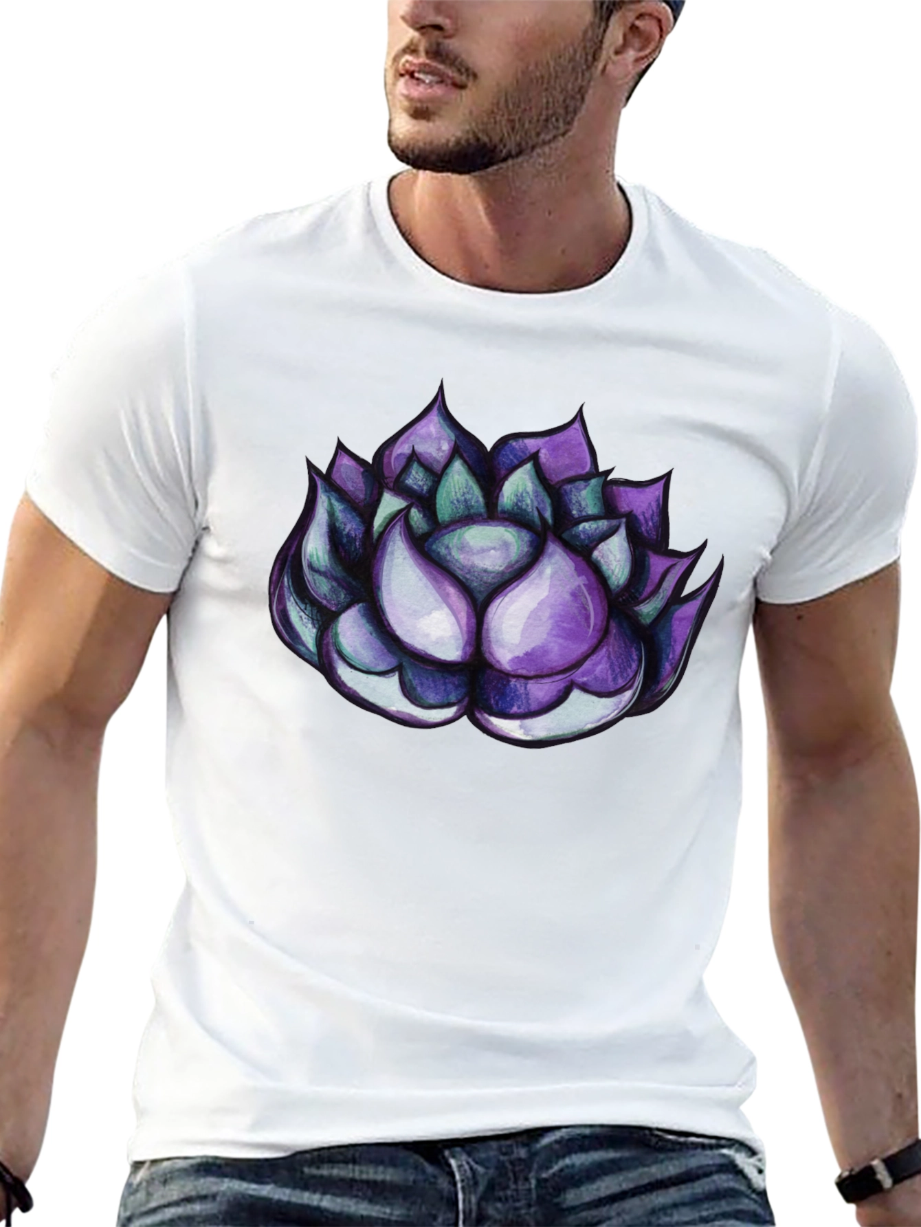 Succulent Graphic Tee - Cool Plant Lover Shirt