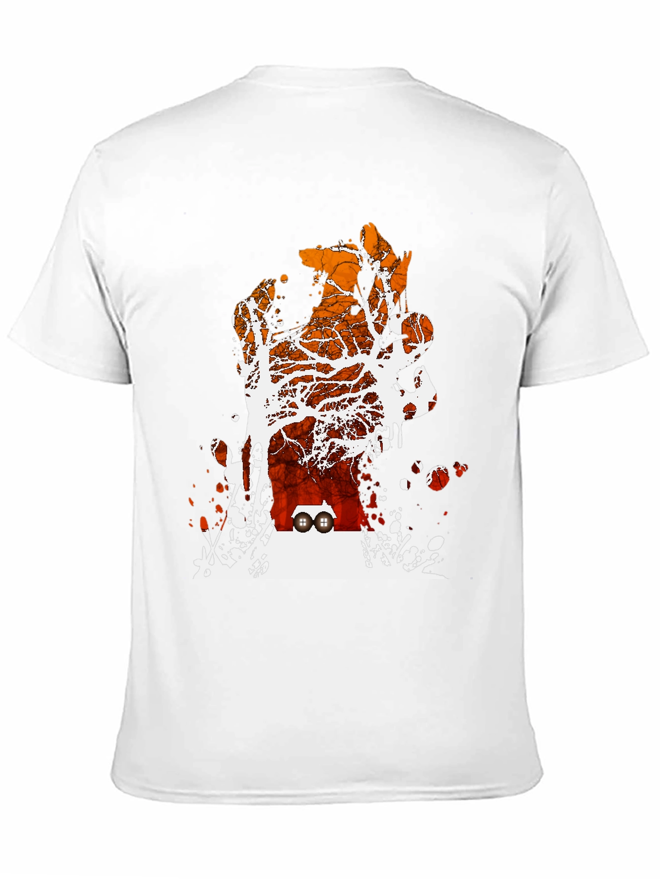 Sunset Trees Graphic T-Shirt - Black