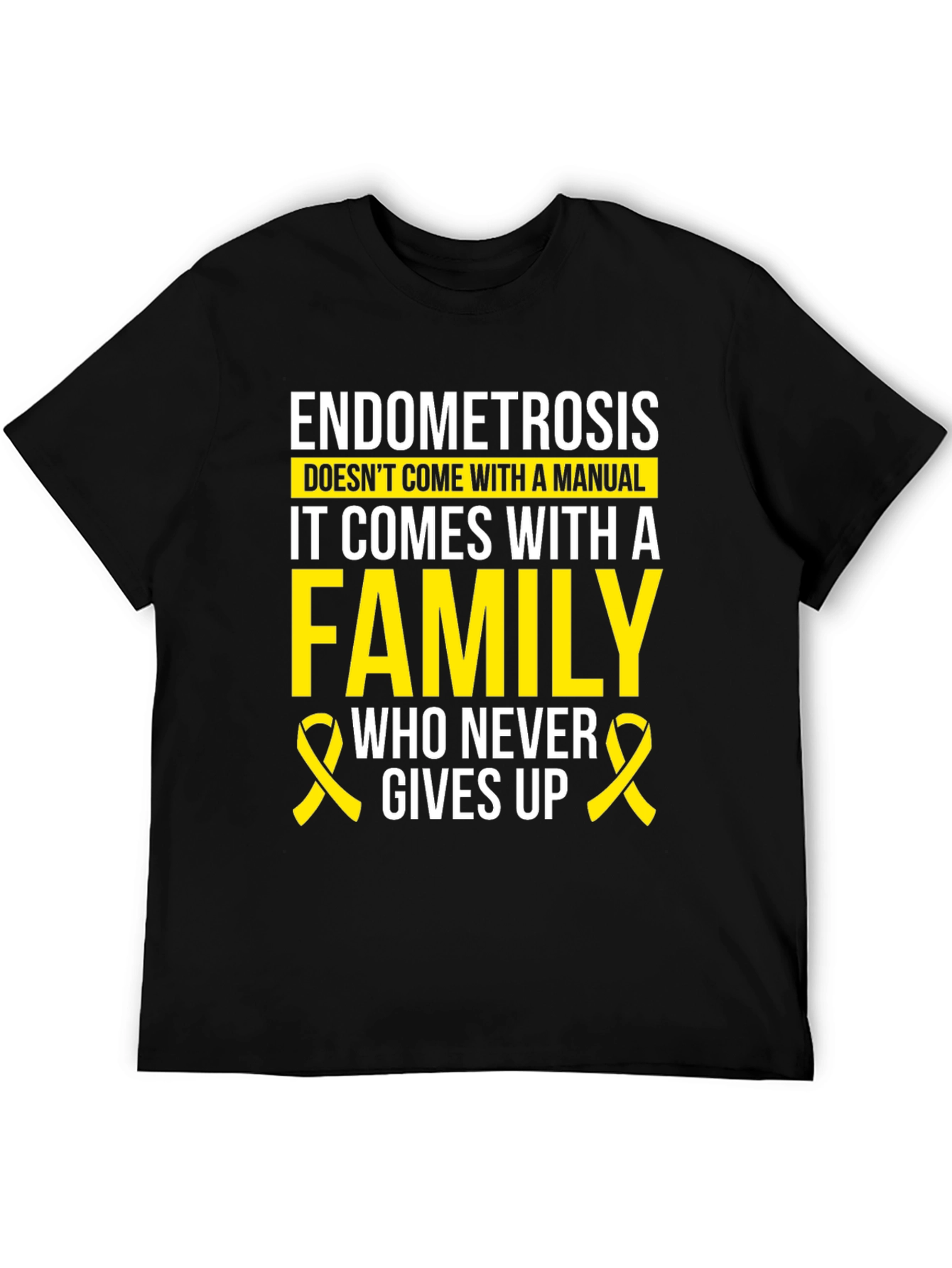 Endometriosis Family Support Awareness T-Shirt