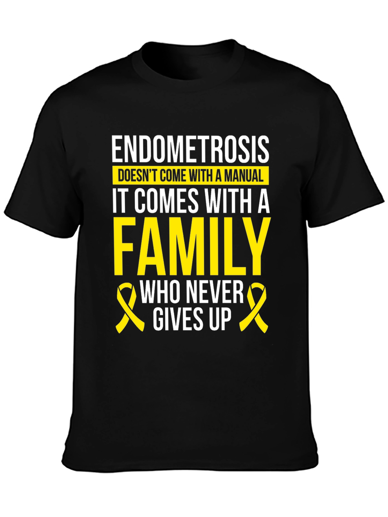Endometriosis Family Support Awareness T-Shirt