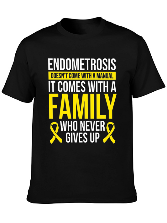 Endometriosis Family Support Awareness T-Shirt