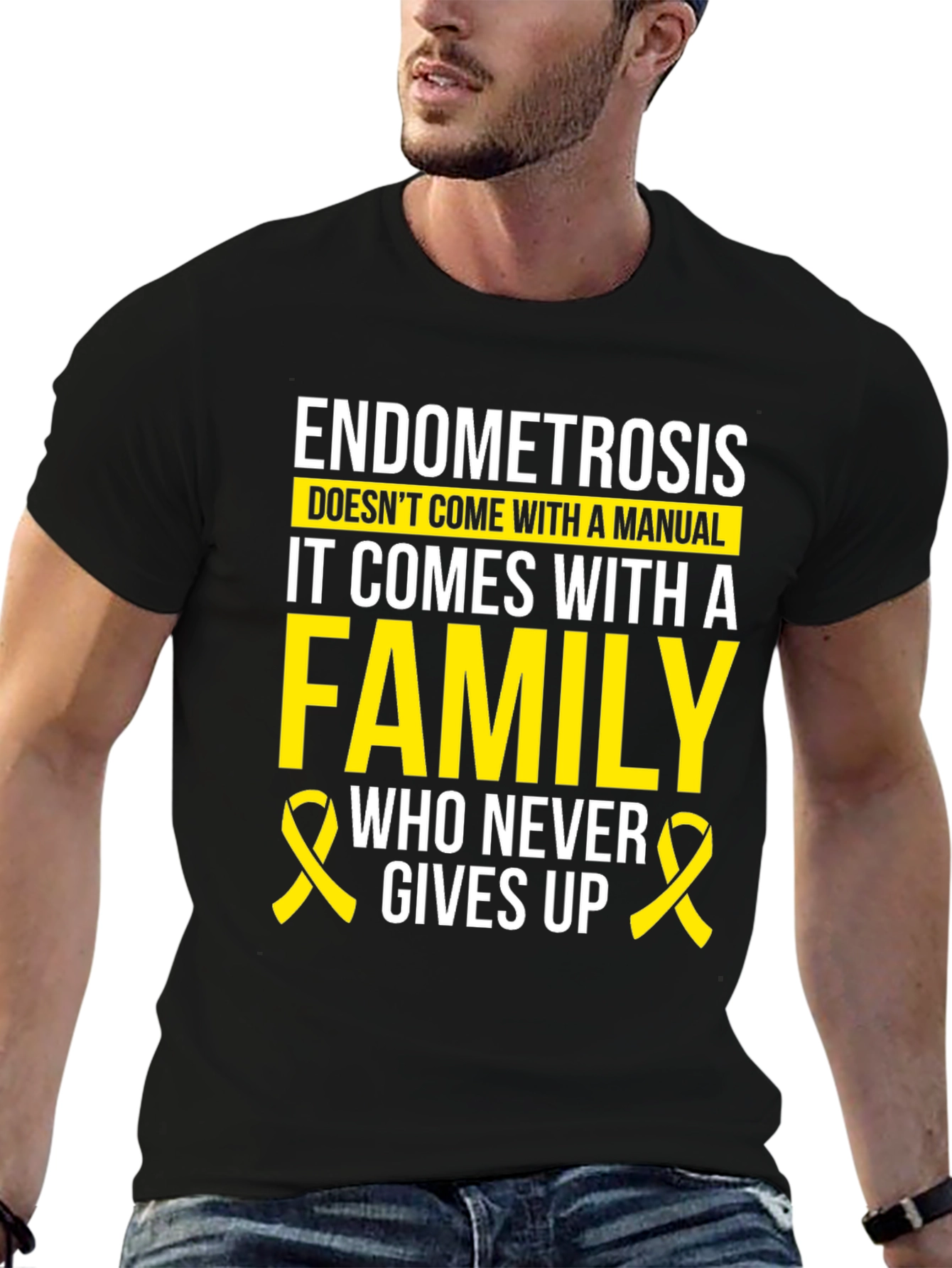Endometriosis Family Support Awareness T-Shirt