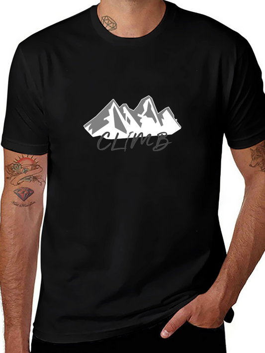 Climb Mountain T-Shirt - Black