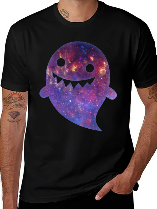 Galaxy Ghost Graphic T-Shirt