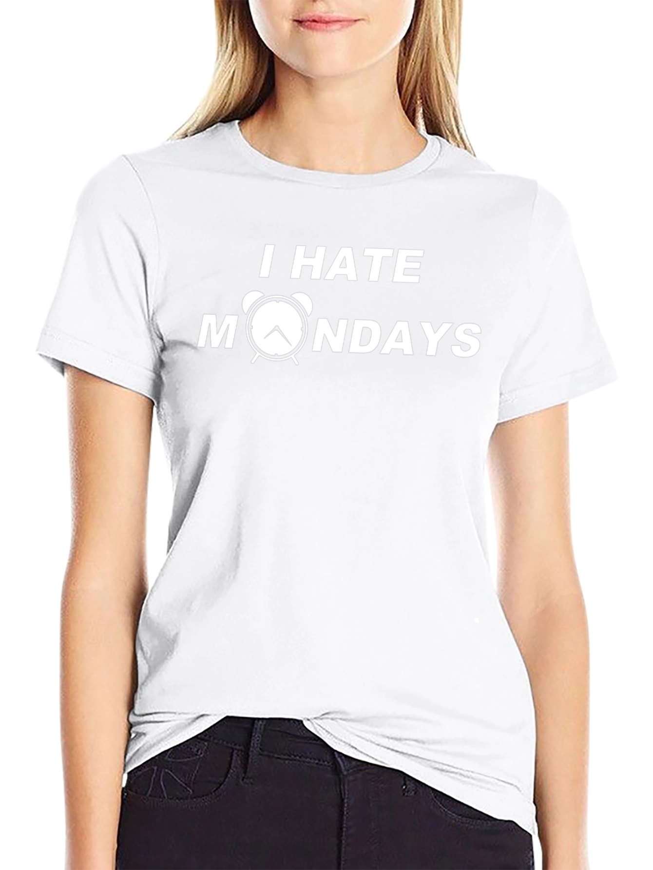 I Hate Mondays Black Graphic Tee