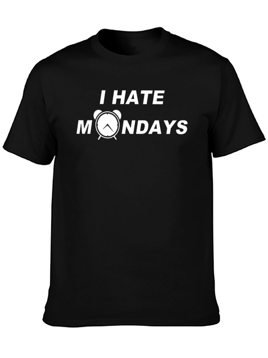 I Hate Mondays Black Graphic Tee