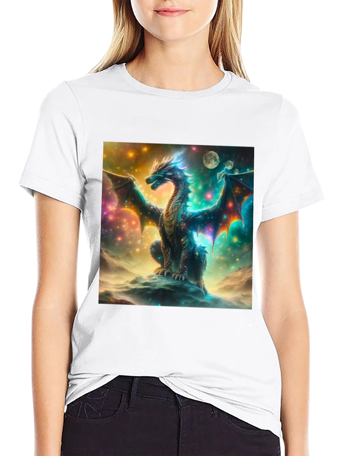 Celestial Dragon Graphic T-Shirt