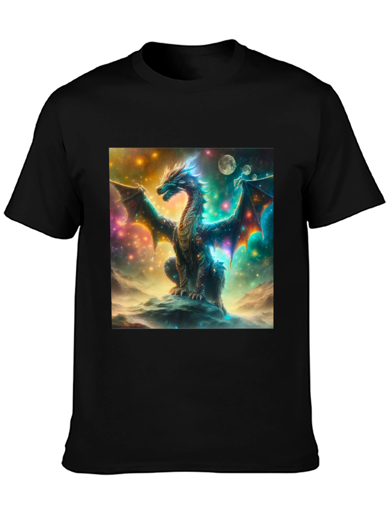 Celestial Dragon Graphic T-Shirt