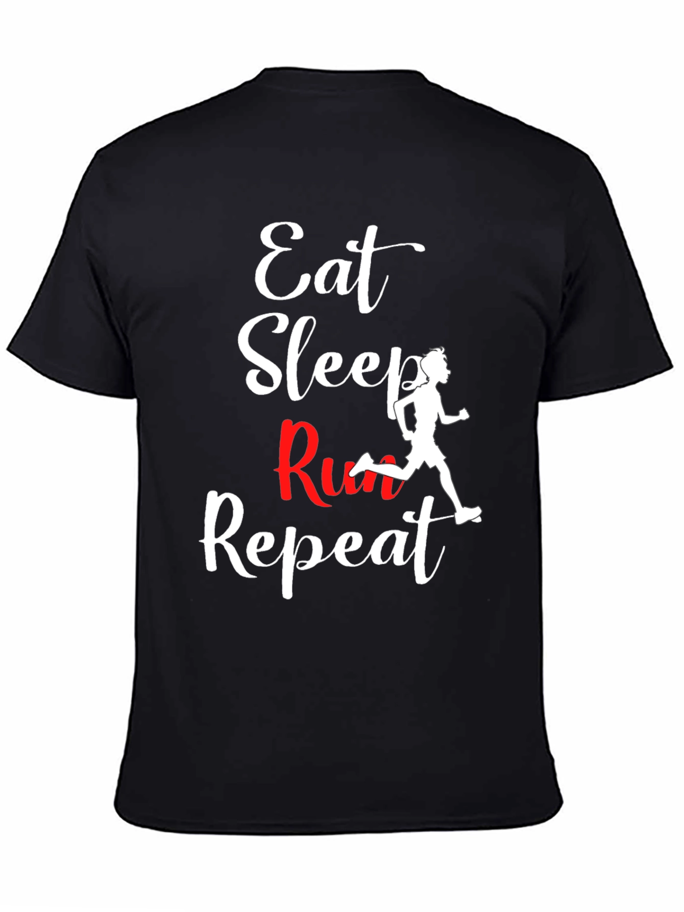 Eat Sleep Run Repeat Graphic Tee