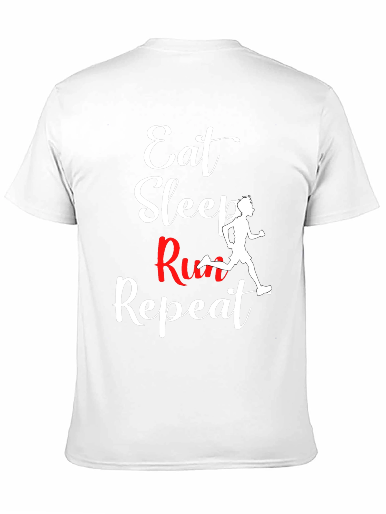 Eat Sleep Run Repeat Graphic Tee