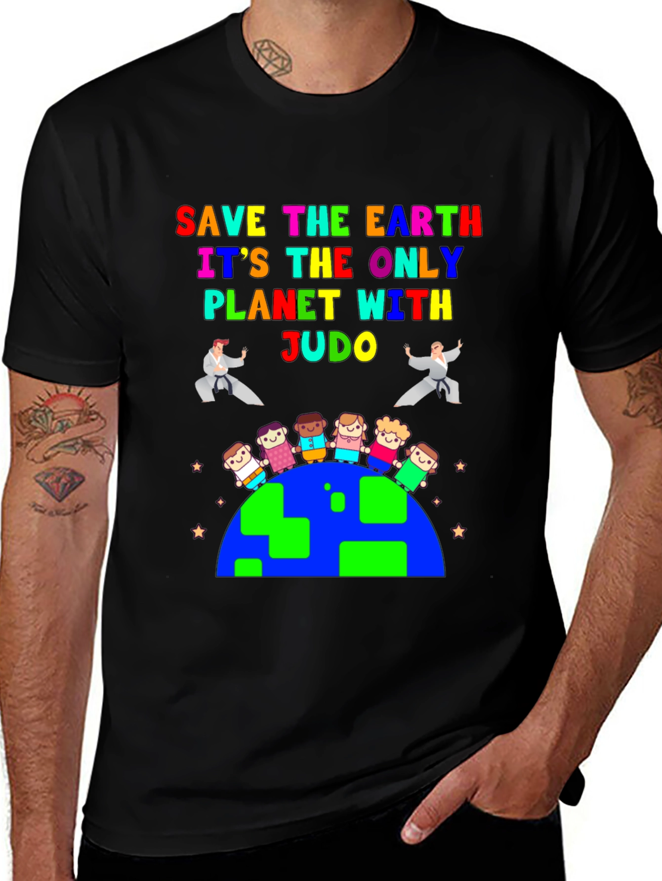 Save the Earth Judo T-Shirt