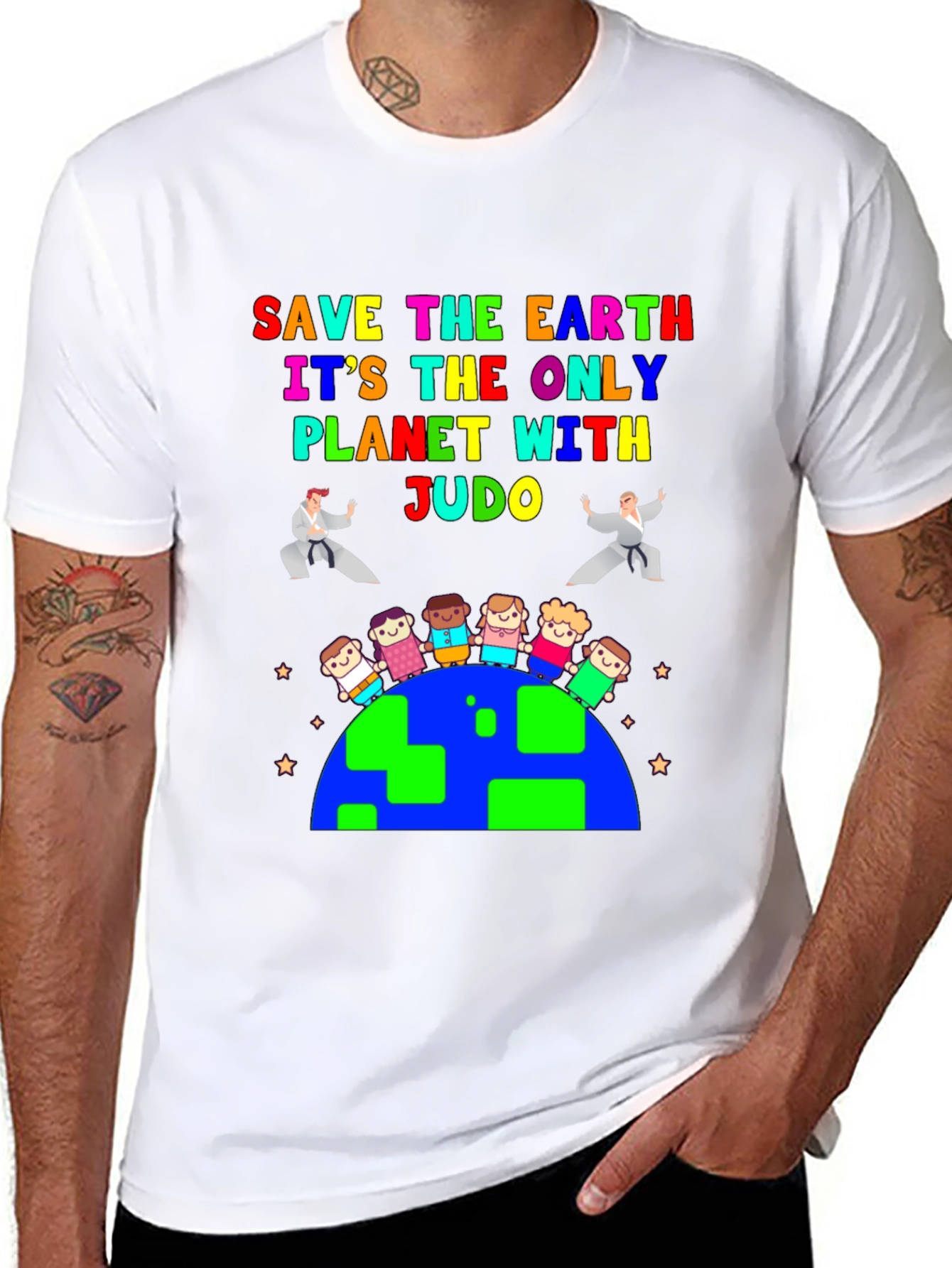 Save the Earth Judo T-Shirt