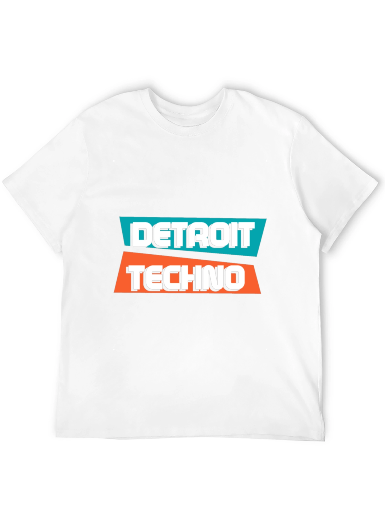 Detroit Techno Graphic Tee - Black Cotton T-Shirt