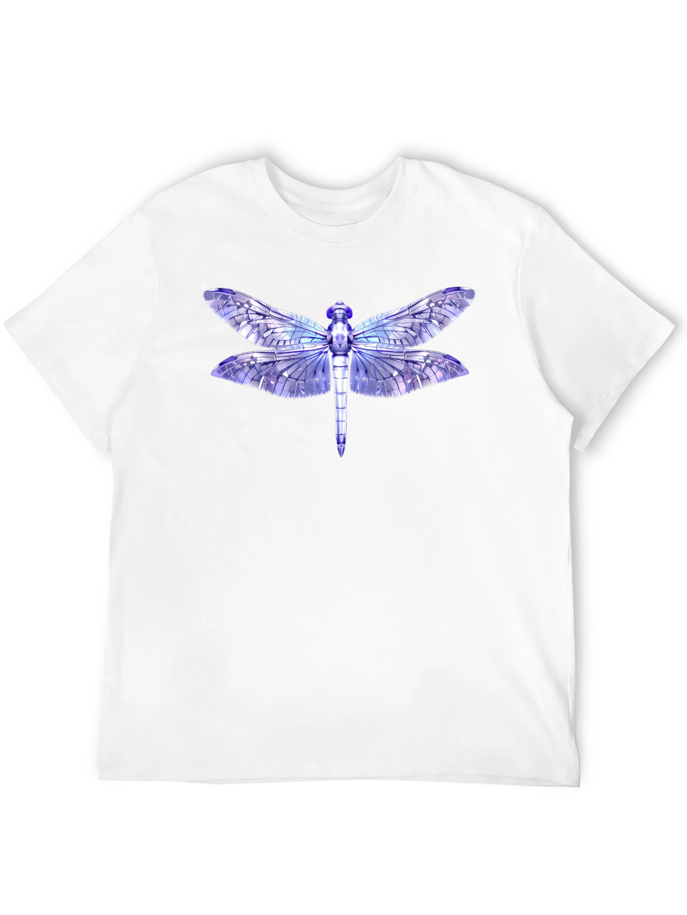 Dragonfly Graphic Tee - Soft Black Cotton