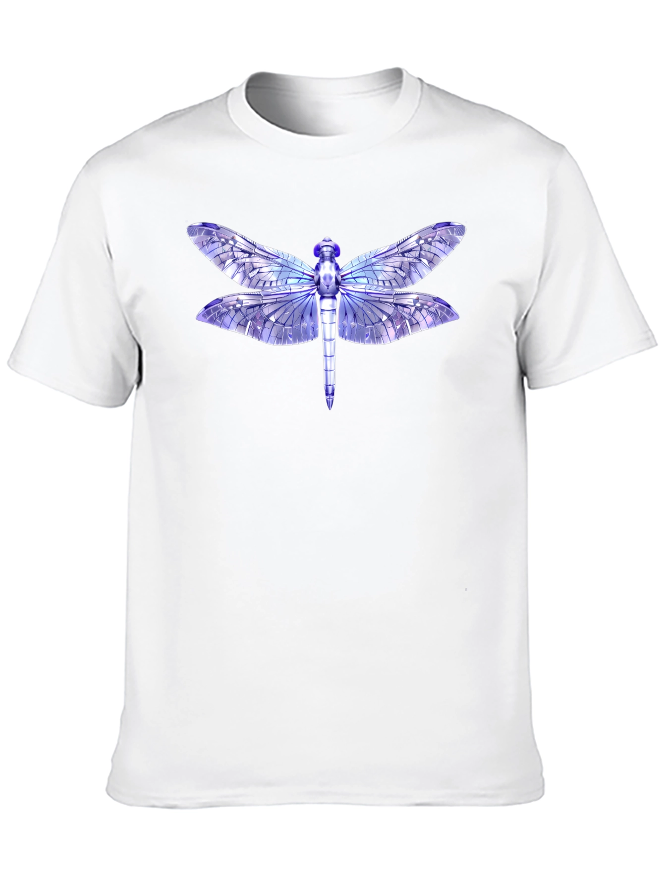 Dragonfly Graphic Tee - Soft Black Cotton