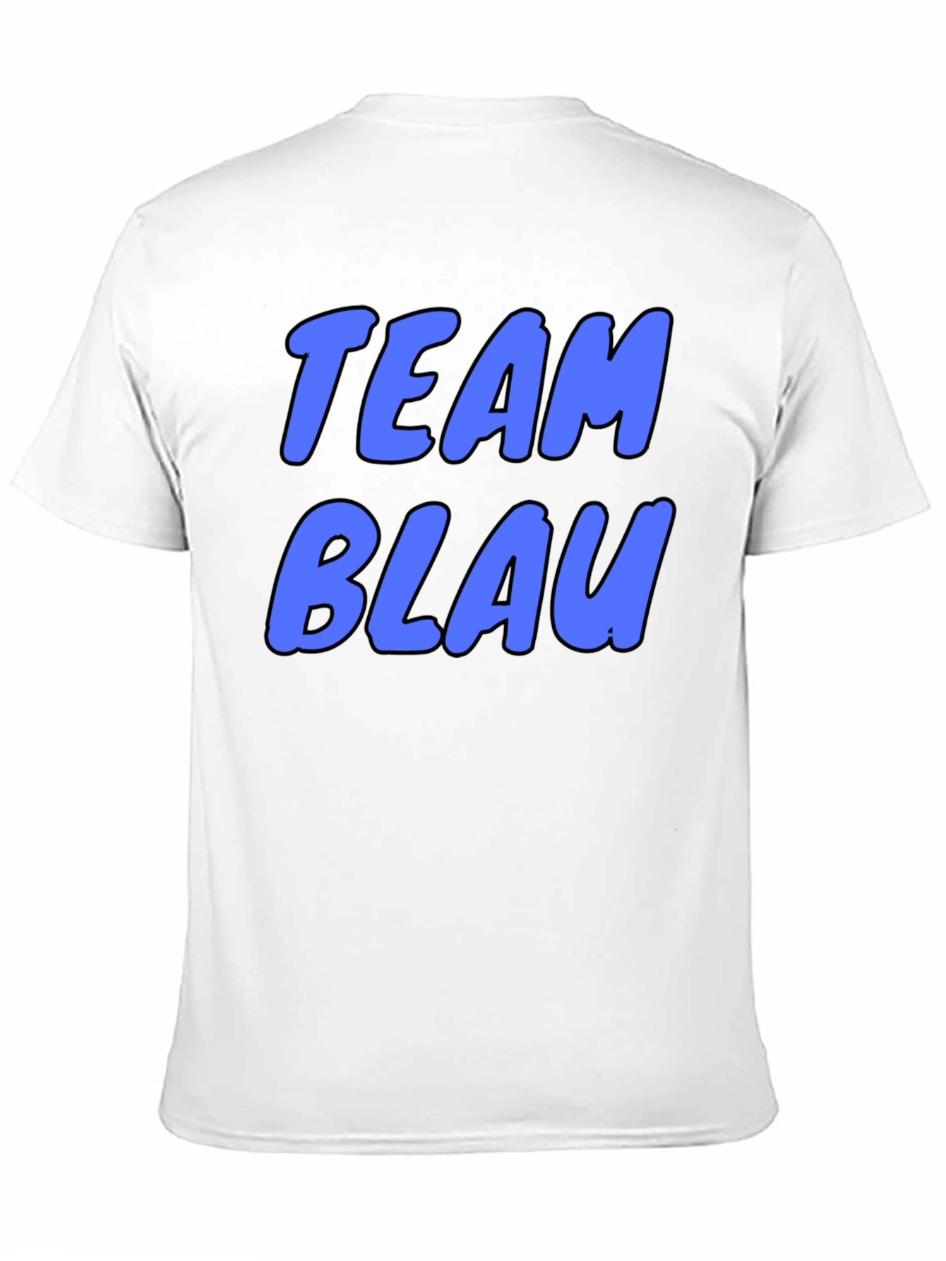 Team Blau Graphic Tee - Cool Blue Text