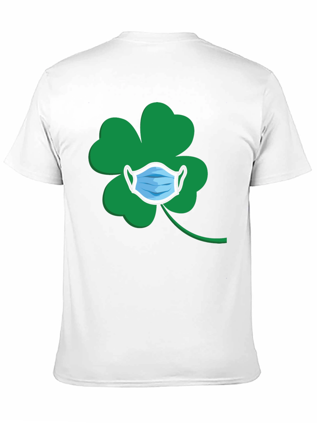 St. Patricks Day Mask Clover T-Shirt