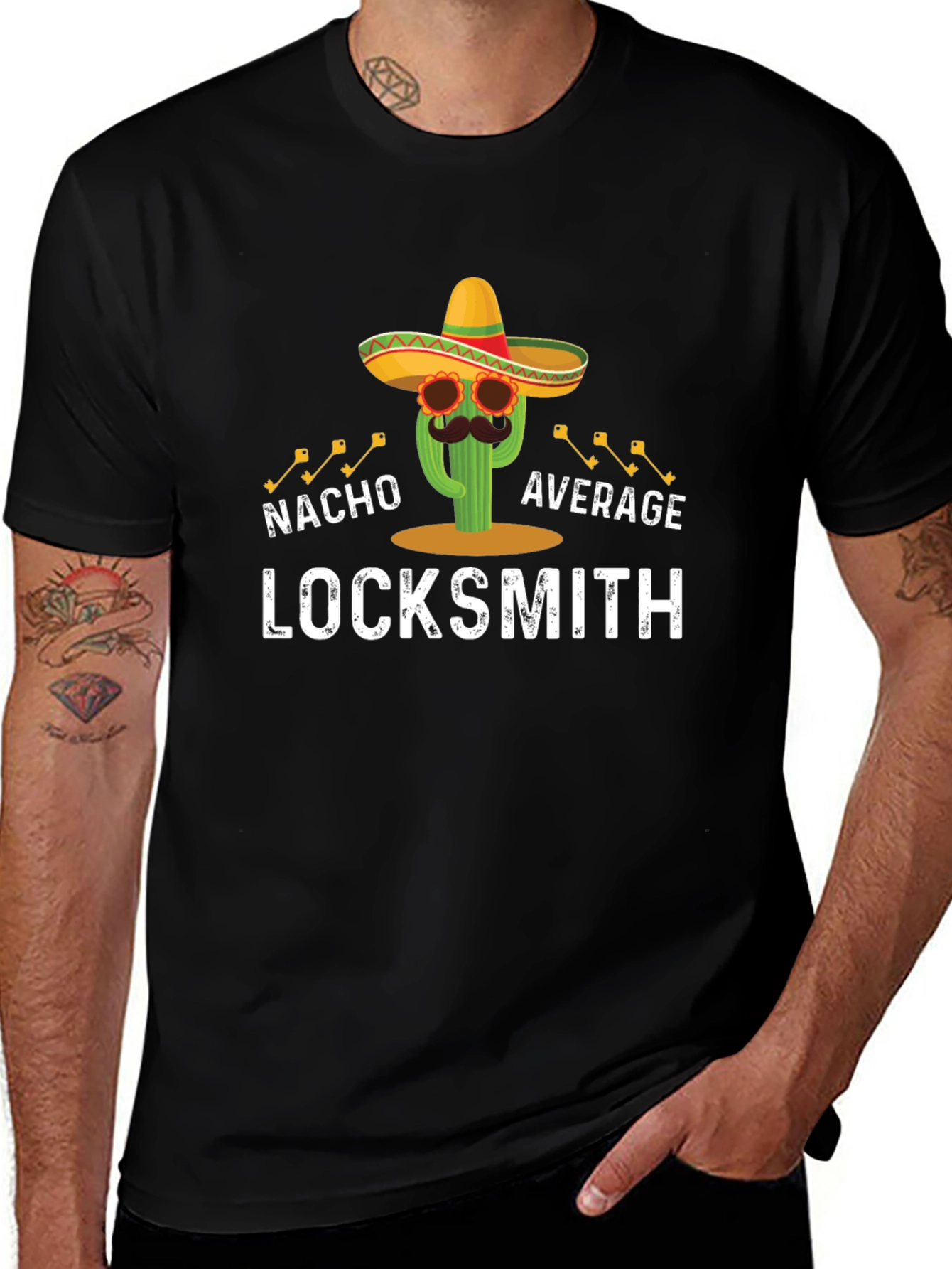 Nacho Average Locksmith T-Shirt