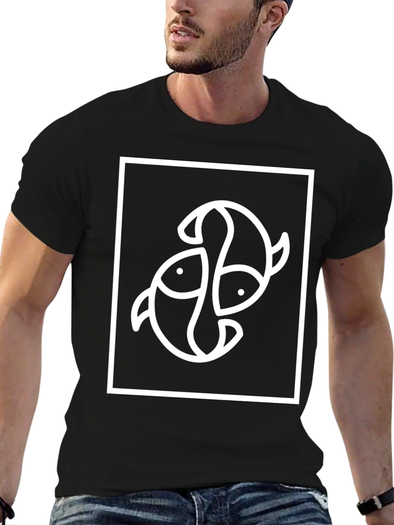 Pisces Symbol Graphic T-Shirt