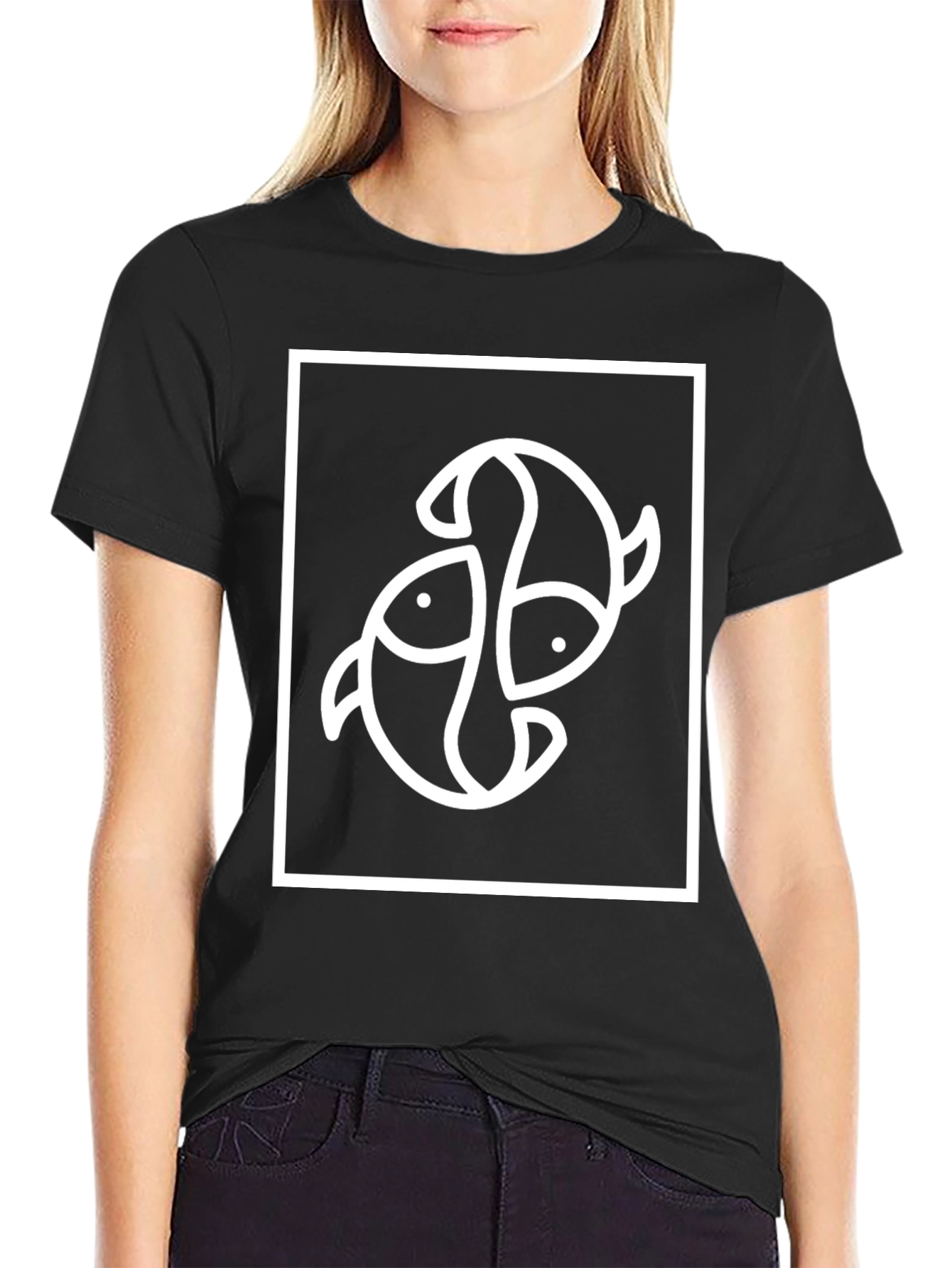 Pisces Symbol Graphic T-Shirt